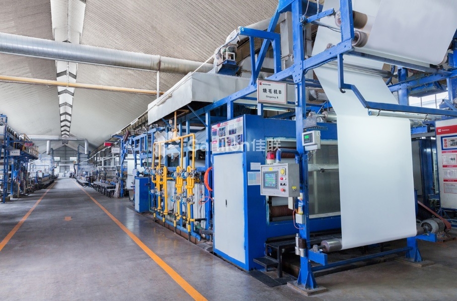 Mianyang Jialian printing and dyeing Co., Ltd. 製造業者の生産ライン